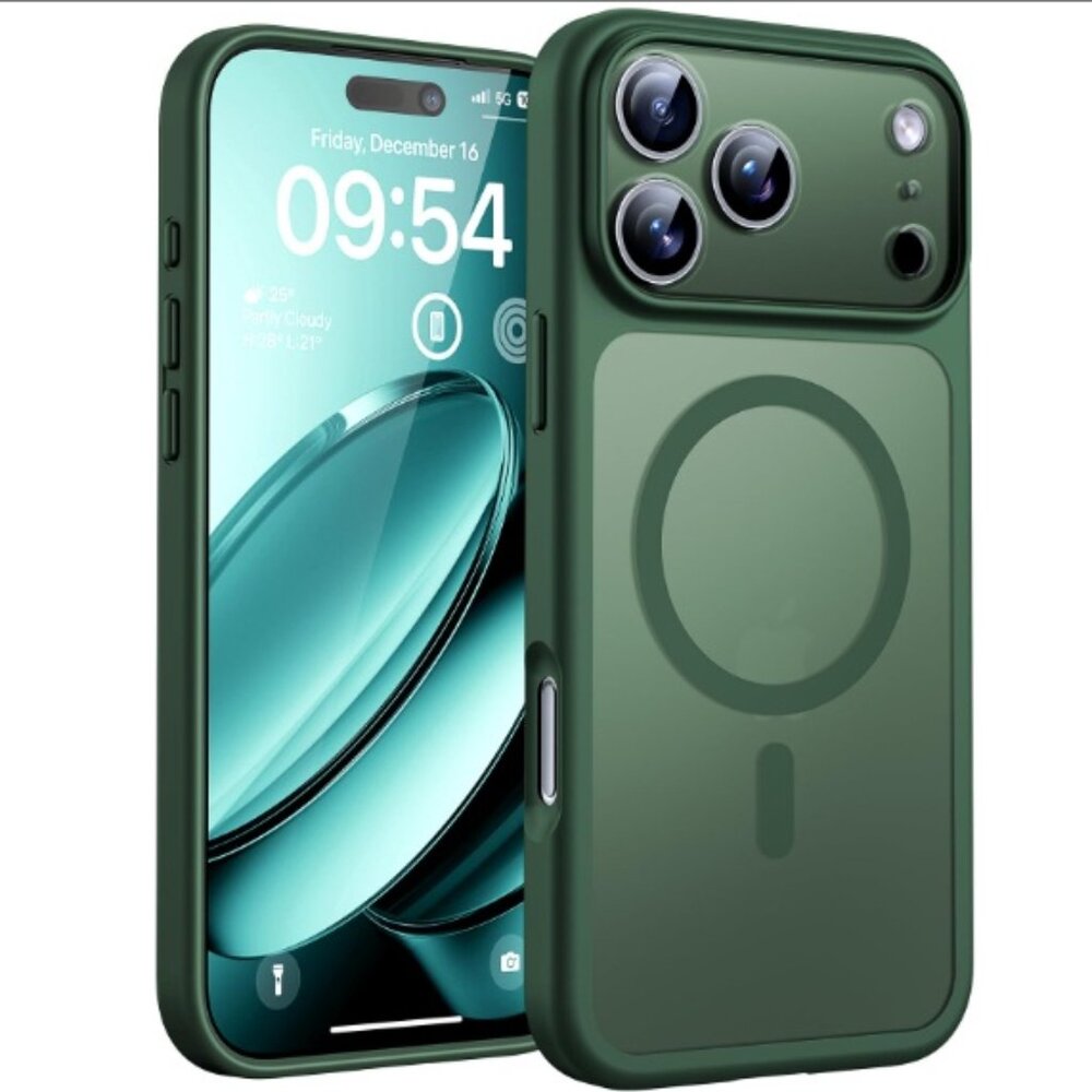 for iPhone 17 Pro Case, Full Camera Protection, Built-in Magnetic Ring